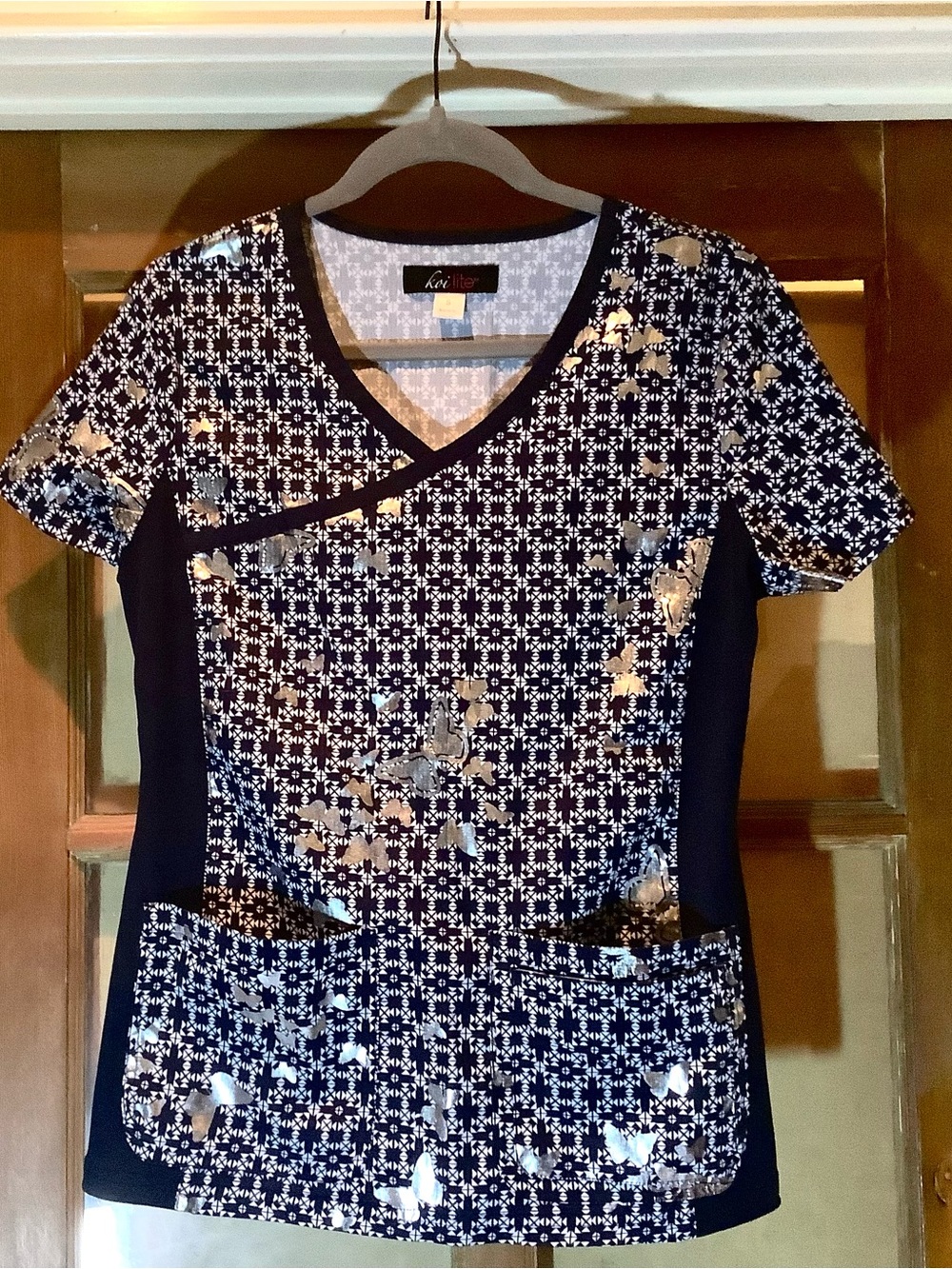 Koi Scrub Top
